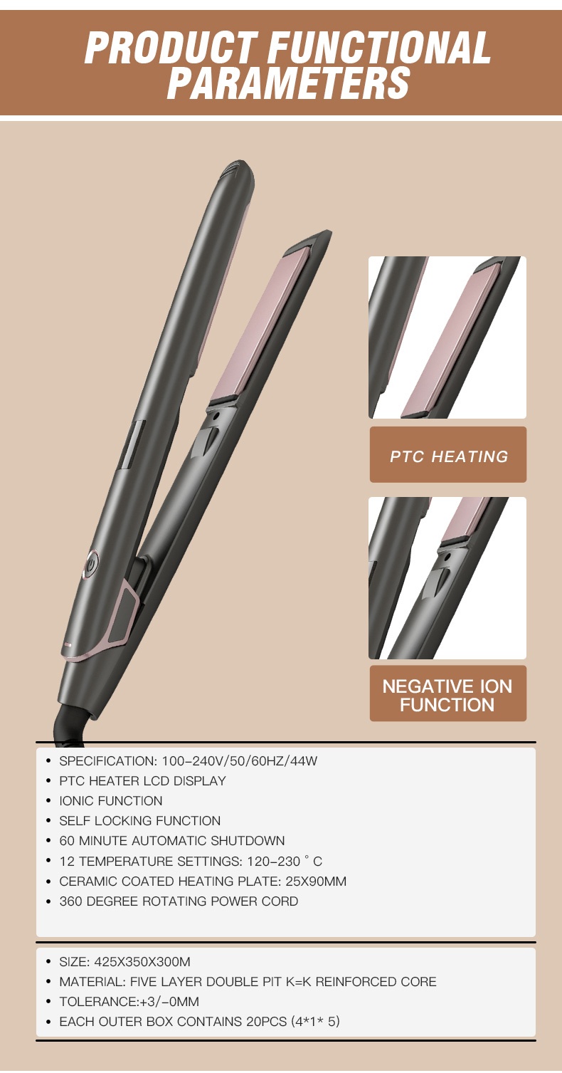 U-8253 hair straightener