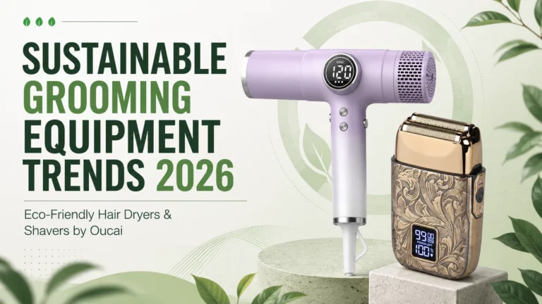 Sustainable Grooming Equipment Trends 2026 Eco-Friendly Hair Dryers & Shavers by Oucai