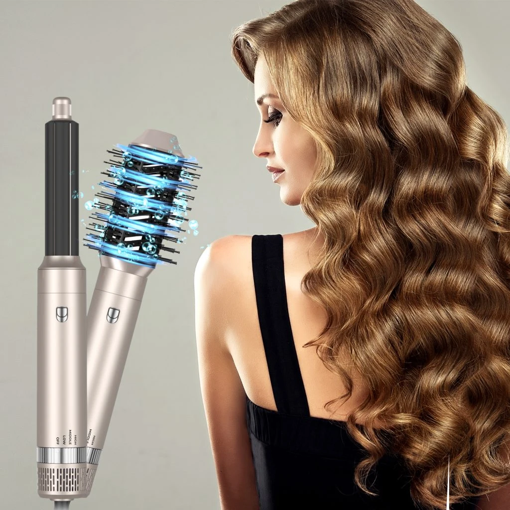 6-in-1 hair dryer brush blow dryer and hot air styler
