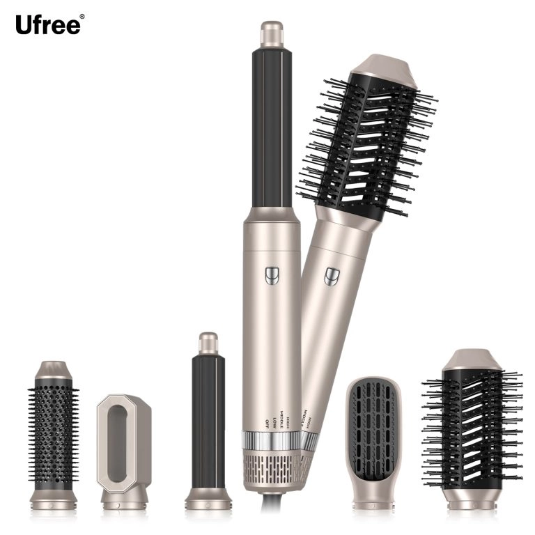 oucai u-8227 6-in-1 hair dryer brush